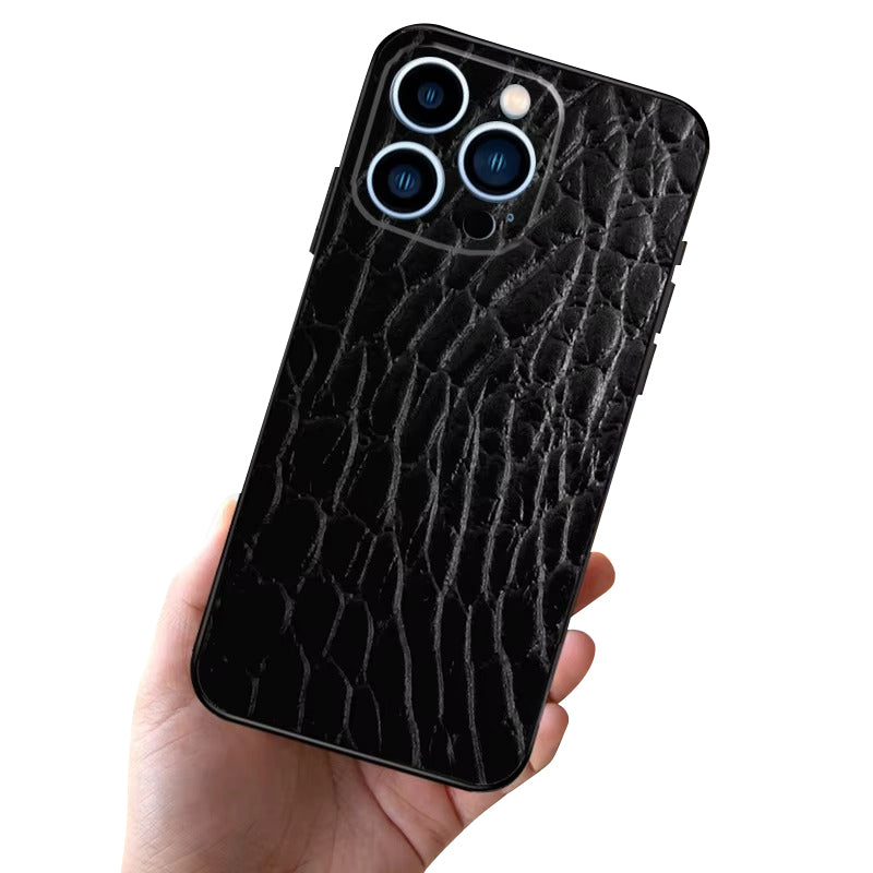 Luxury Apple iPhone Case, MagSafe Compatible, Camera Lens and Screen Protection, Ultra Thin, Shockproof, Magnetic, Full All Around Protection, Snake Skin Soft Cover