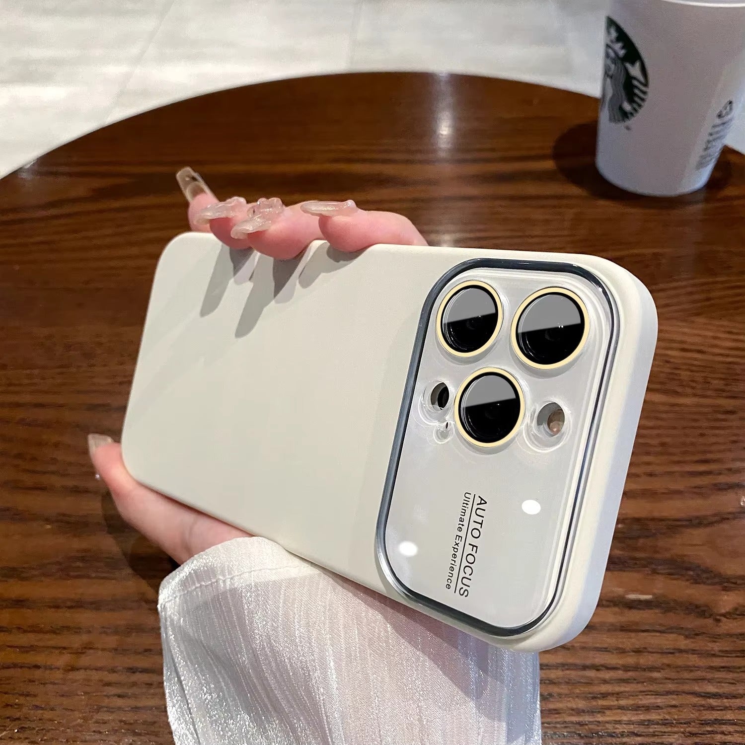 Luxury Apple iPhone Case MagSafe Compatible, Camera Lens & Screen Protection Cover with Silicone Matte Soft Finish