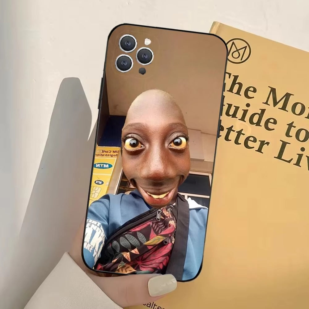 Premium Apple iPhone Case, MagSafe Compatible, Camera Lens and Screen Protection, Ultra Thin, Shockproof, Magnetic, Full All Around Protection, Funny Ugly Man Cover