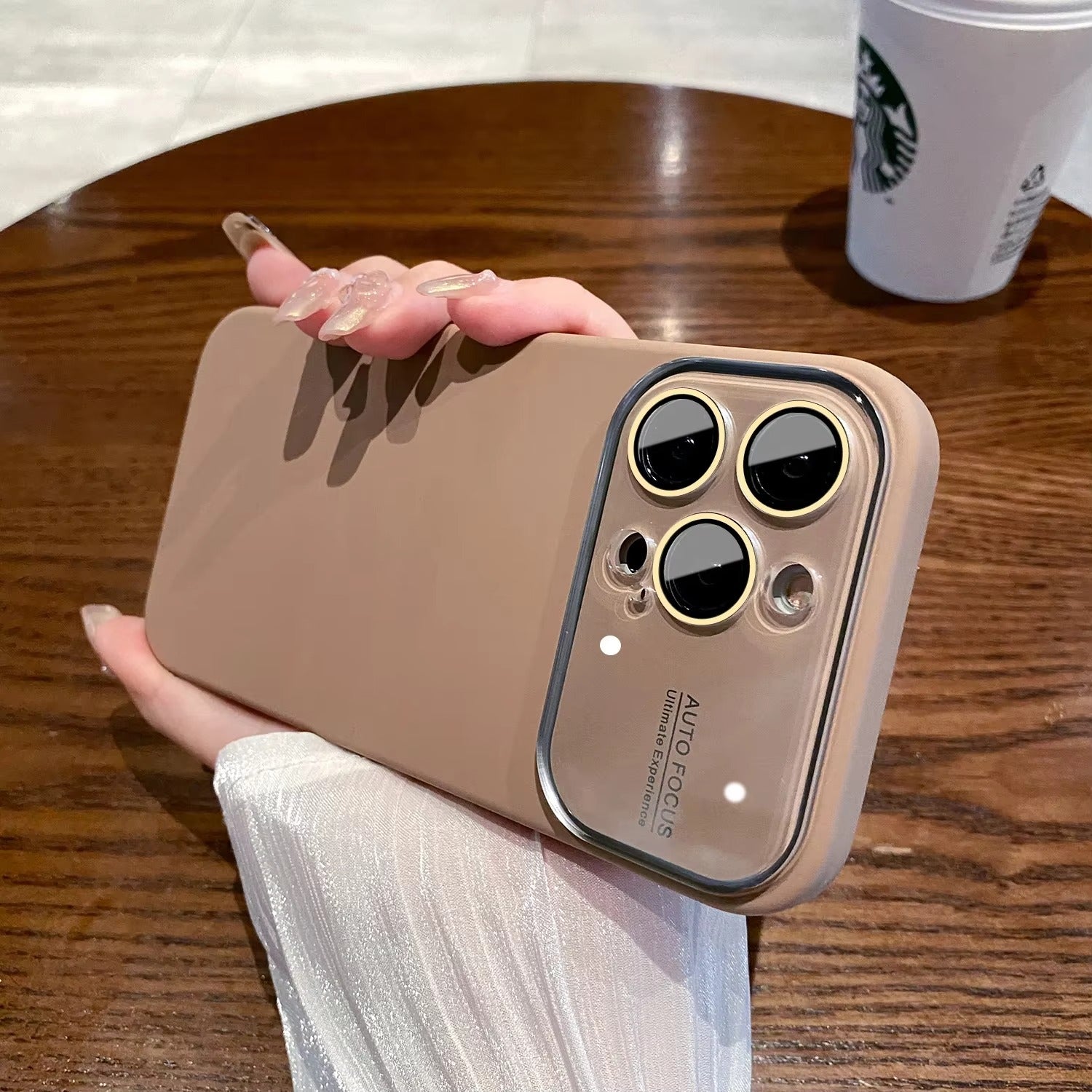 Luxury Apple iPhone Case MagSafe Compatible, Camera Lens & Screen Protection Cover with Silicone Matte Soft Finish