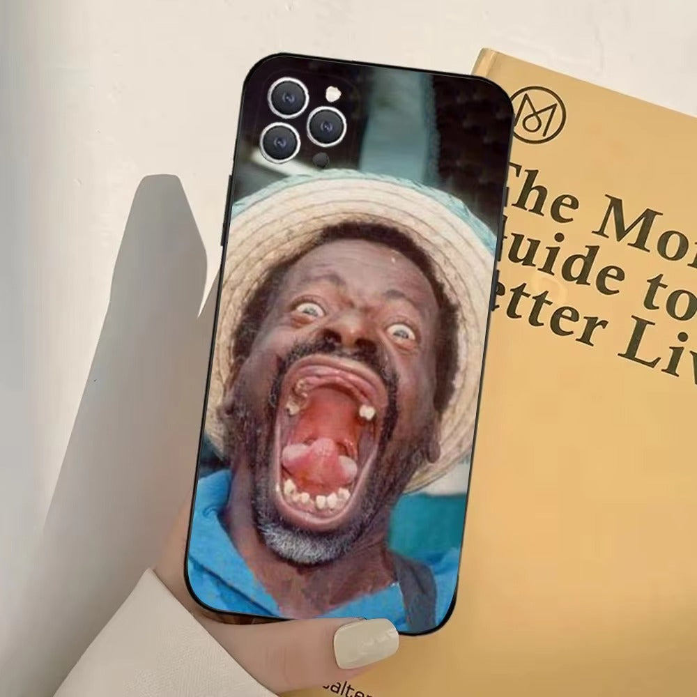 Premium Apple iPhone Case, MagSafe Compatible, Camera Lens and Screen Protection, Ultra Thin, Shockproof, Magnetic, Full All Around Protection, Funny Ugly Man Cover