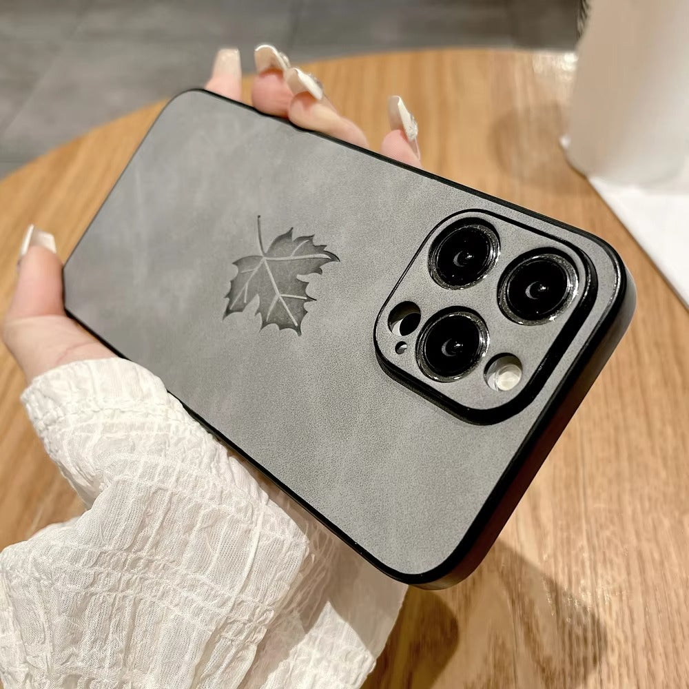 Premium Leather Retro iPhone Case – Comfortable Grip, Full Cover Protection, Stylish & Durable Design | Case for iPhone