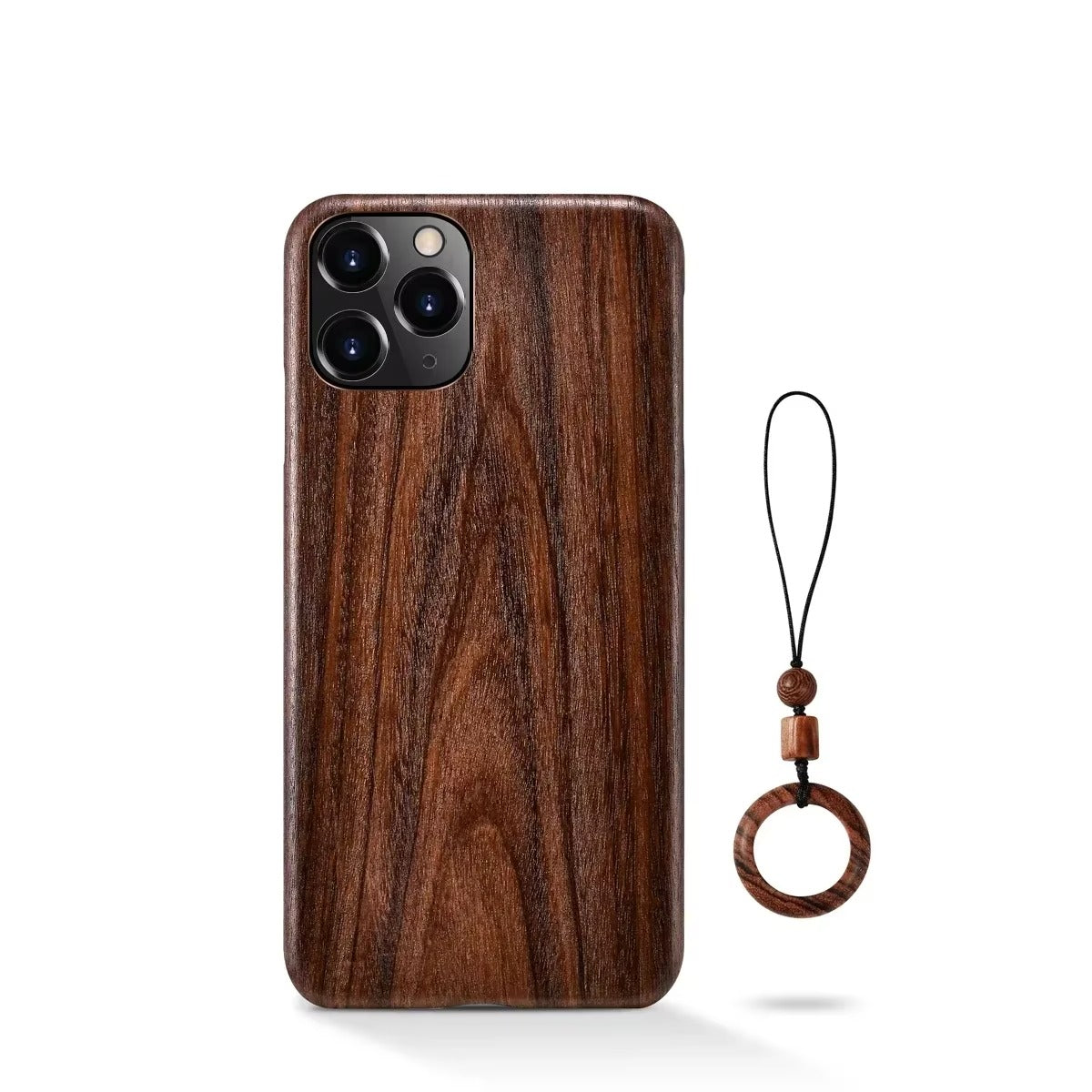 Premium Apple iPhone Case, MagSafe Compatible, Camera Lens Protection, Screen Protection, Ultra Thin, Shockproof, Magnetic, Full All Around Protection, Natural Bamboo Wood Cover