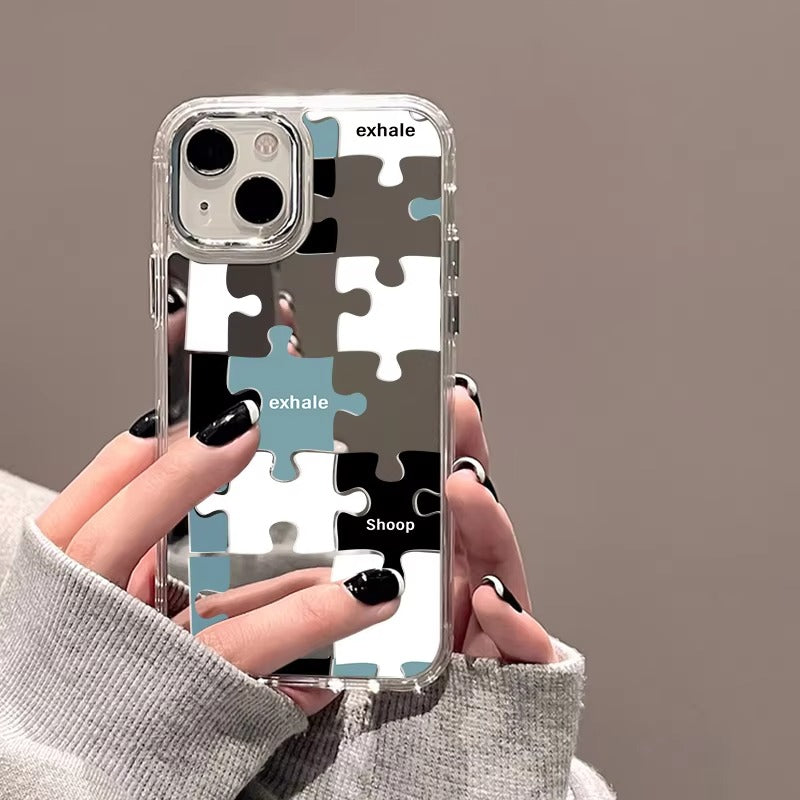 Premium Apple iPhone Case, MagSafe Compatible, Camera Lens and Screen Protection, Ultra Thin, Shockproof, Magnetic, Full All Around Protection, Plating Mirror Soft Cover