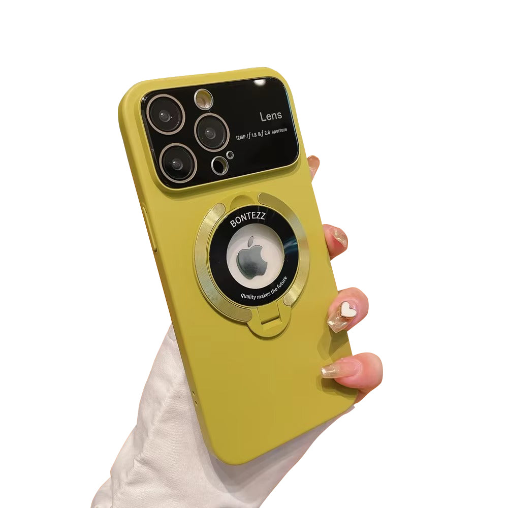 High Quality Apple iPhone Case MagSafe Compatible, Camera Lens & Screen Protection,  Cover with PC Shell & Stand Bracket