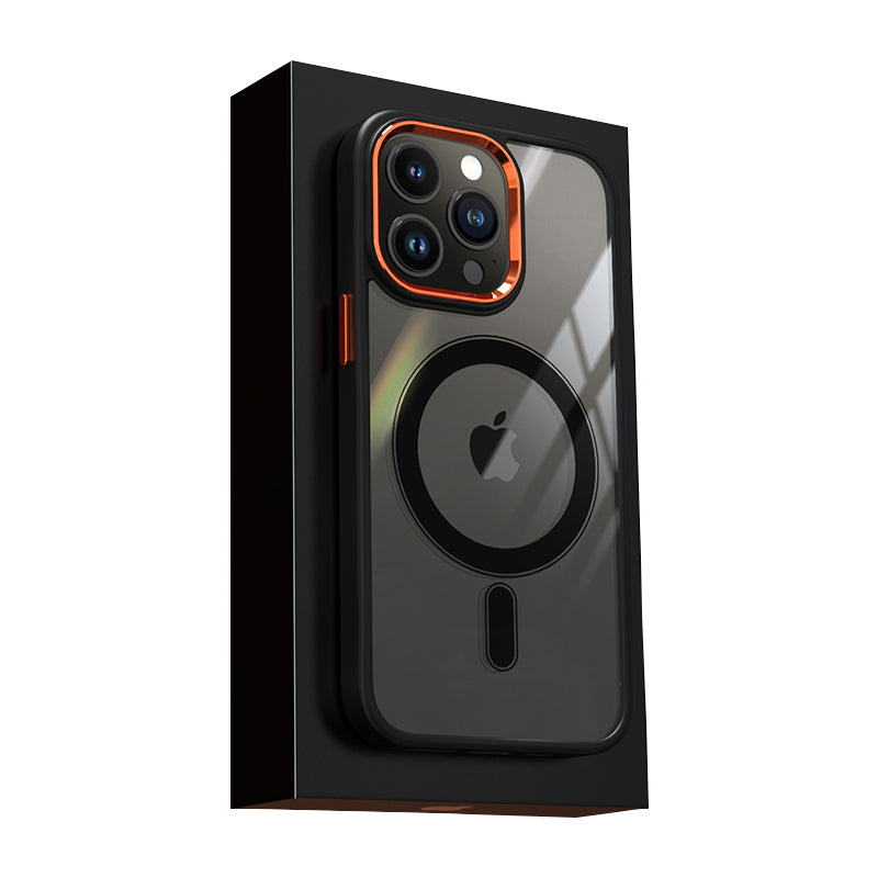 Luxury Clear MagSafe iPhone Case - Magnetic Wireless Charging, Shockproof Cover, Durable Transparent Design | Case for iPhone