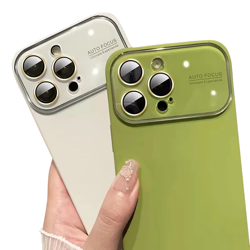 Luxury Apple iPhone Case MagSafe Compatible, Camera Lens & Screen Protection Cover with Silicone Matte Soft Finish