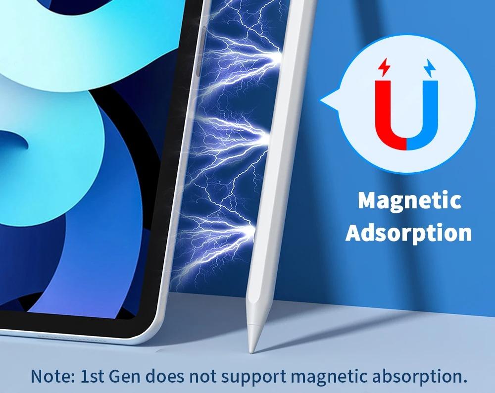 High Precision Stylus Pen for iPhone & iPad – Rechargeable  Pencil with Power Display,  and Navigation on Apple Devices