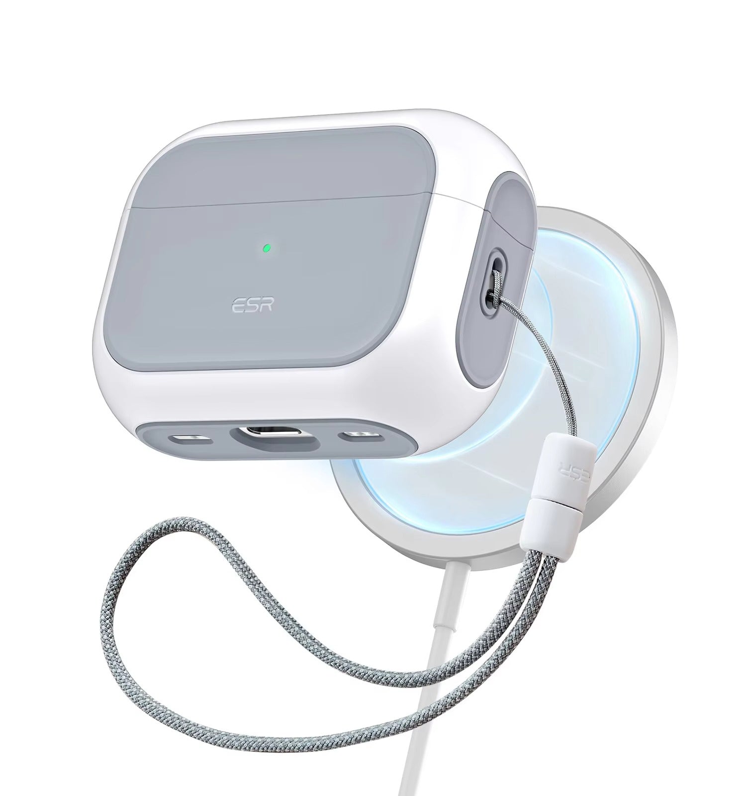 Premium MagSafe Case for AirPods Pro 2, with Lanyard, Compatible with AirPods Pro Series 2023, 2022, 2019 (USB-C & Lightning)