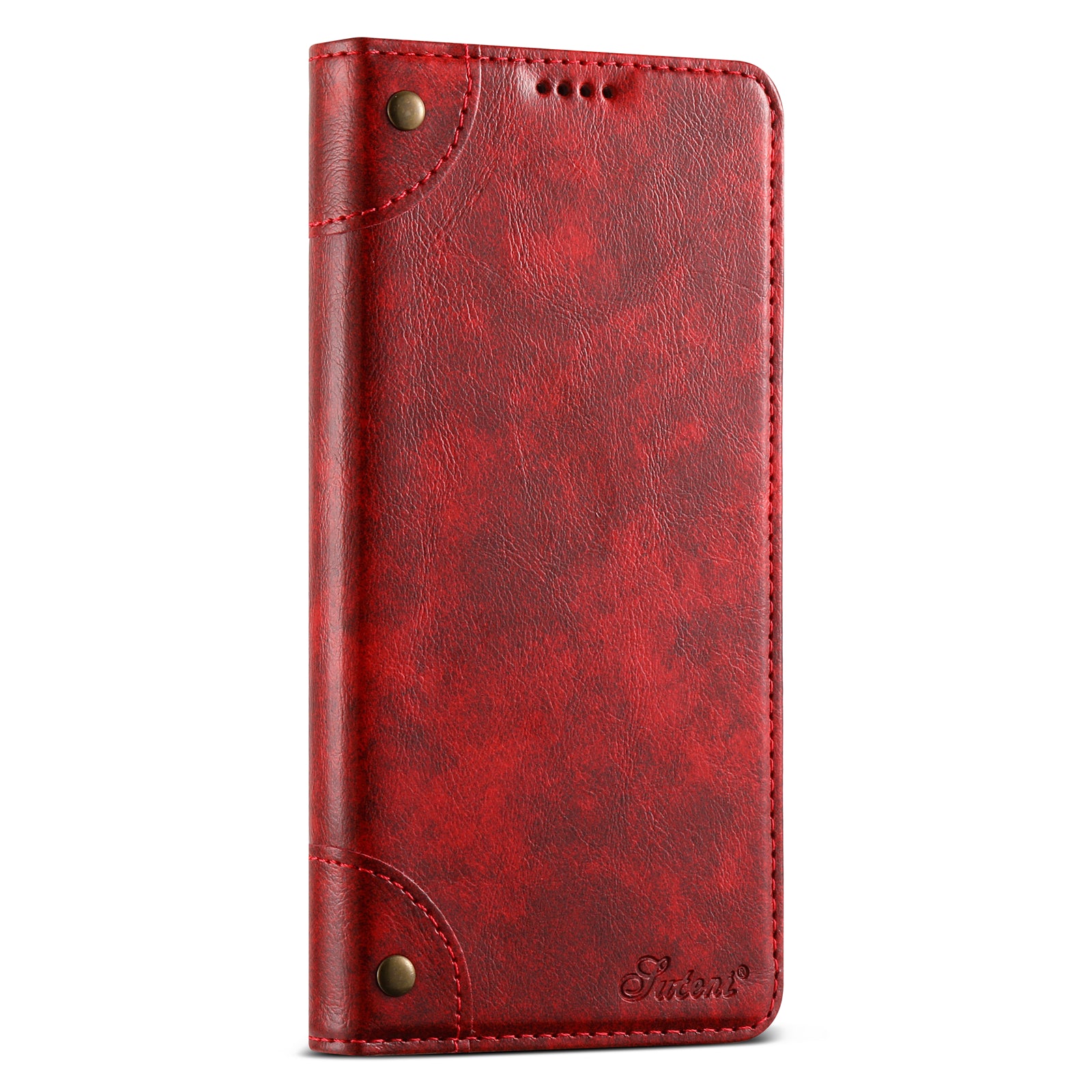Retro Leather Wallet iPhone Case – Magnetic Closure, Card Slots, Shockproof Protection Durable PU Leather Cover for iPhone