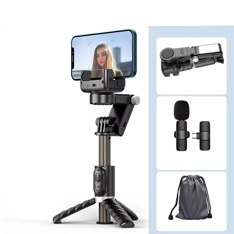 Premium, 360° Rotation, Gimbal Stabilizer, Selfie Stick – Tripod, Auto-Tracking, with Apple iPhone, and Smartphones