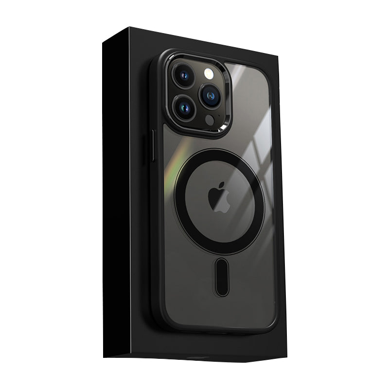 Luxury Clear MagSafe iPhone Case - Magnetic Wireless Charging, Shockproof Cover, Durable Transparent Design | Case for iPhone