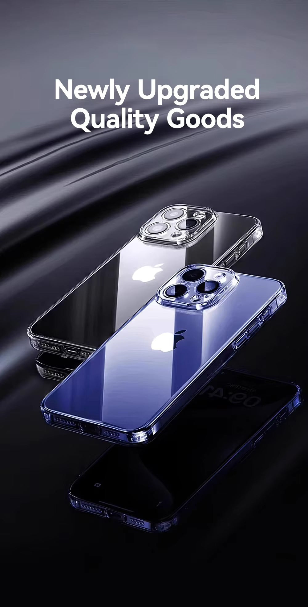 High Quality Apple iPhone Case, MagSafe Compatible, Camera Lens & Screen Protection, Ultra Thin, Shockproof, Magnetic Full All Around Cover – Transparent Soft TPU Case with Anti-Drop Protection & Camera Lens Guard