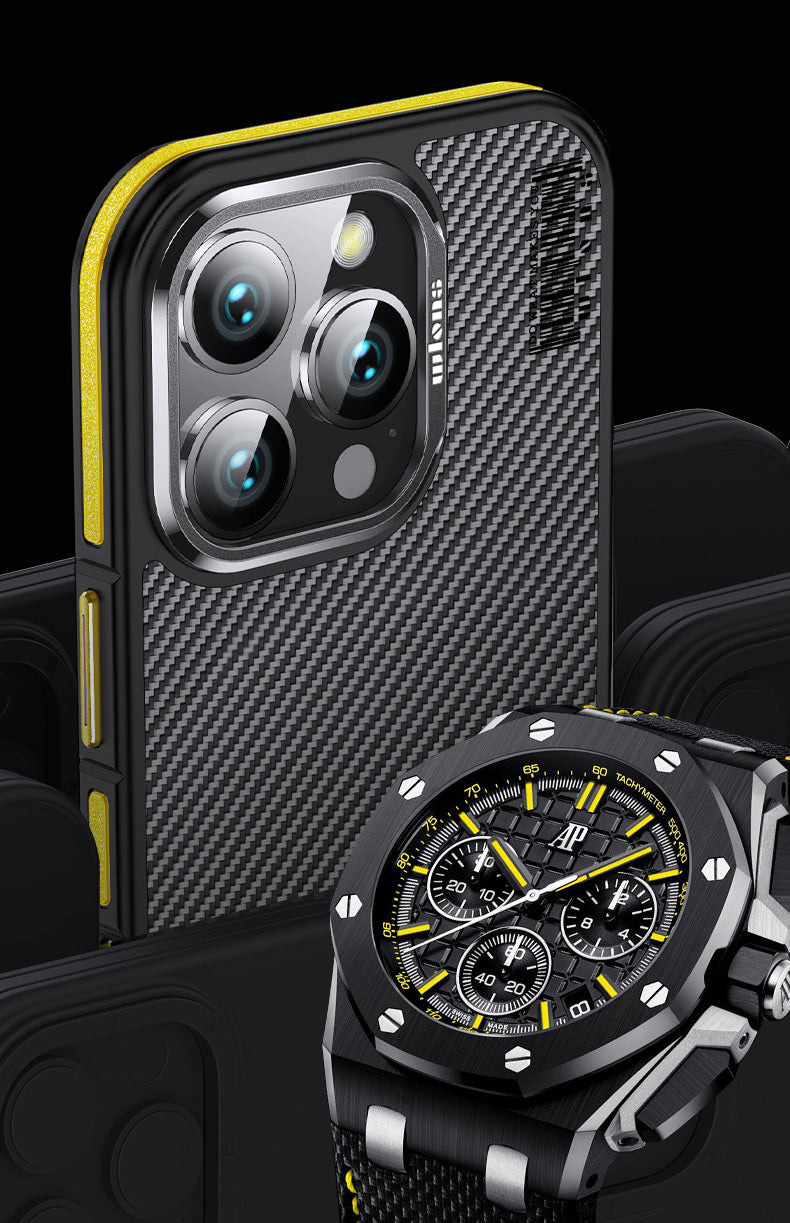 Premium 100% Aramid Fiber Kevlar iPhone Case – 600D Lightweight  Compatible Ultra-Thin Protective Cover for iPhone Models