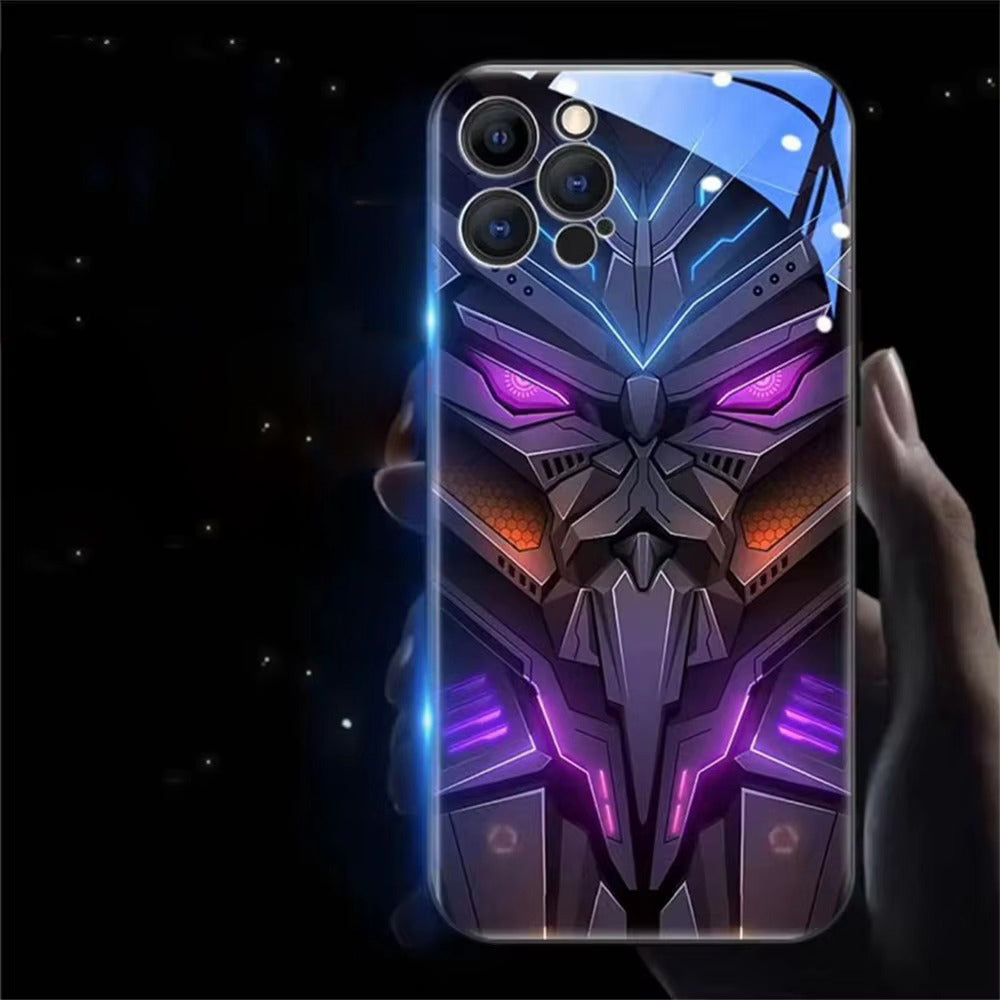 Premium Apple iPhone Case, MagSafe Compatible, Camera Lens and Screen Protection, Ultra Thin, Shockproof, Magnetic, Full All Around Protection, LED Glowing Armor Cover