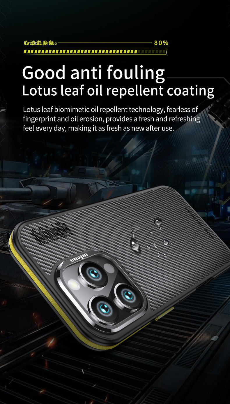 Premium 100% Aramid Fiber Kevlar iPhone Case – 600D Lightweight  Compatible Ultra-Thin Protective Cover for iPhone Models