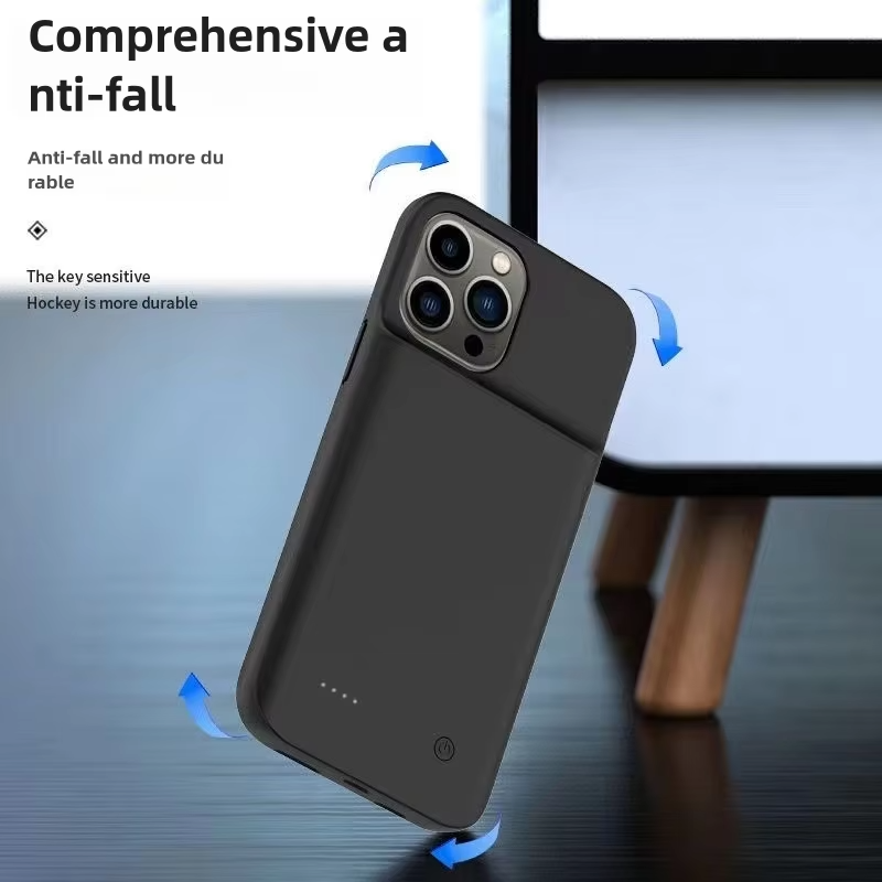 Robust Apple iPhone Case MagSafe Compatible, Camera Lens & Screen Protection, Ultra Thin Shockproof Magnetic Full All Around Protection Cover with 10000mAh Battery Charger