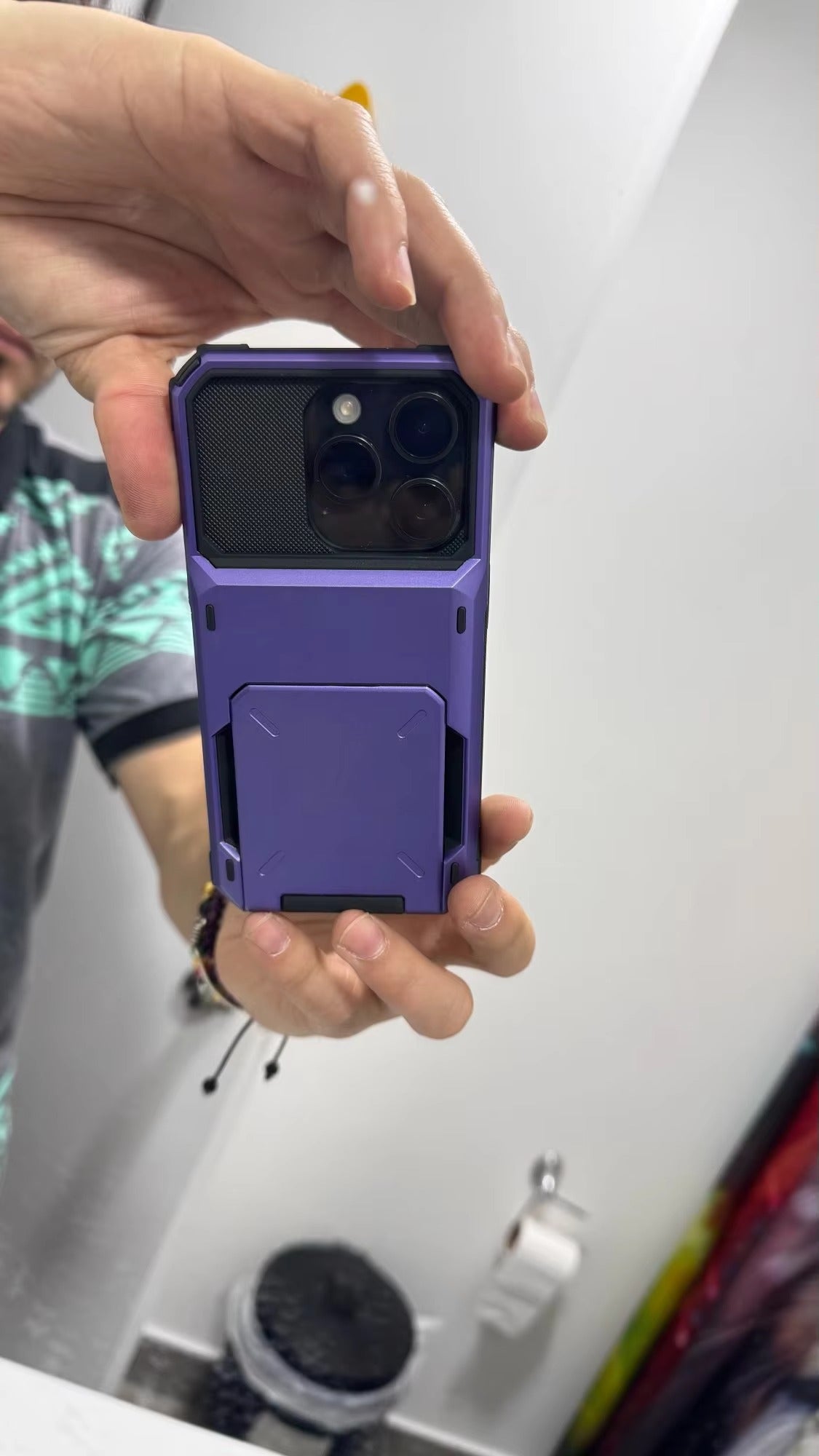 Robust Apple iPhone Case, MagSafe Compatible, Camera Lens and Screen Protection, Ultra Thin, Shockproof, Magnetic, Full All Around Protection, Hidden Wallet Card Cover