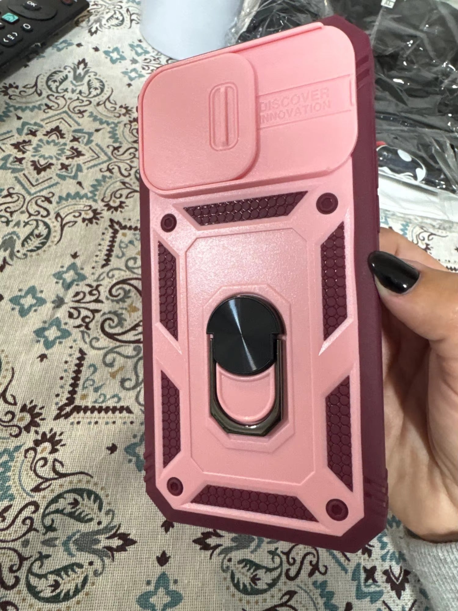 Robust Apple iPhone Case, MagSafe Compatible, Camera Lens and Screen Protection, Ultra Thin, Shockproof, Magnetic, Full All Around Protection, Slide Rotating Armor Cover