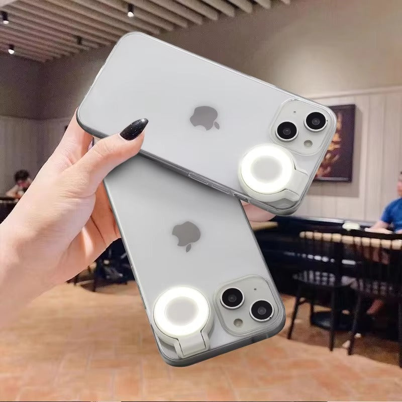 Premium Apple iPhone Case, MagSafe Compatible, Camera Lens and Screen Protection, Ultra Thin, Shockproof, Magnetic, Full All Around Protection, Selfie Ring Light Cover