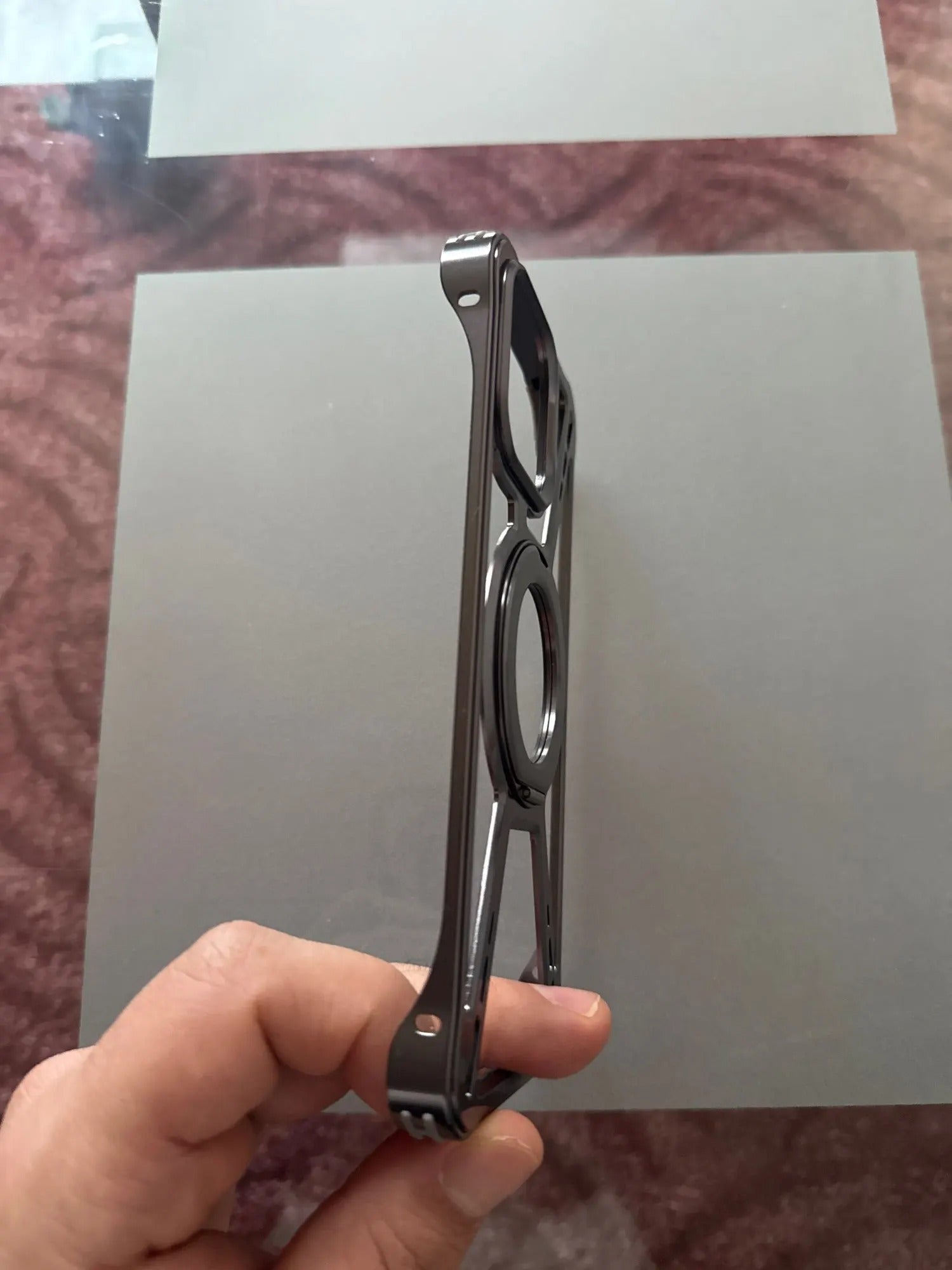 High Quality Apple iPhone Case, MagSafe Compatible, Camera Lens & Screen Protection, Ultra Thin, Shockproof, Magnetic Full All Around Cover – Aluminum Alloy Anti-Fall Case with Invisible Bracket & Metal Frame Design