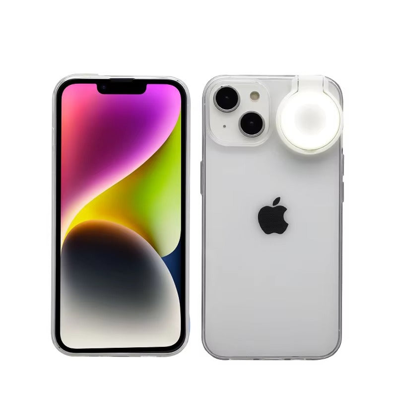 Premium Apple iPhone Case, MagSafe Compatible, Camera Lens and Screen Protection, Ultra Thin, Shockproof, Magnetic, Full All Around Protection, Selfie Ring Light Cover