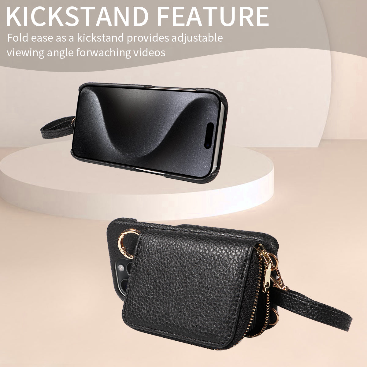 Premium High-Quality Magnetic Wallet iPhone Case – Detachable Design, Lashing Functionality, Stylish & Durable Protection 