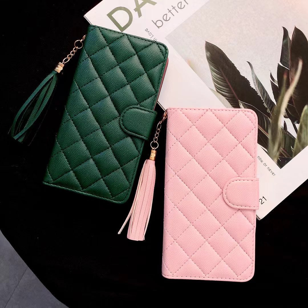 Luxury Wallet Flip Leather iPhone Case – Card Slot, Magnetic Closure,  Shockproof Protection, and Premium Design for iPhone