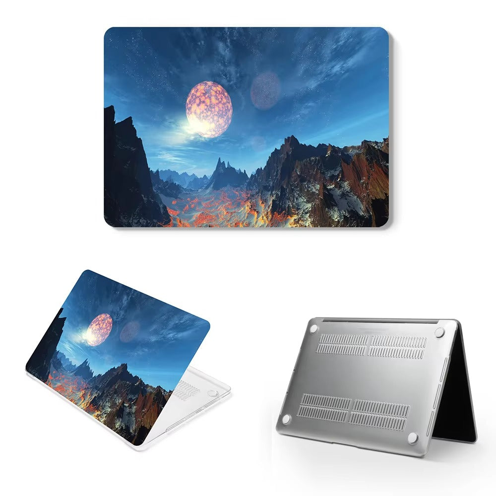 Premium Creative Picture Case for MacBook Air and Pro – Stylish Protective Cover for 13, 14, 15.3, 16 Inch Laptops, Compatible with M1, M2 Chip Devices