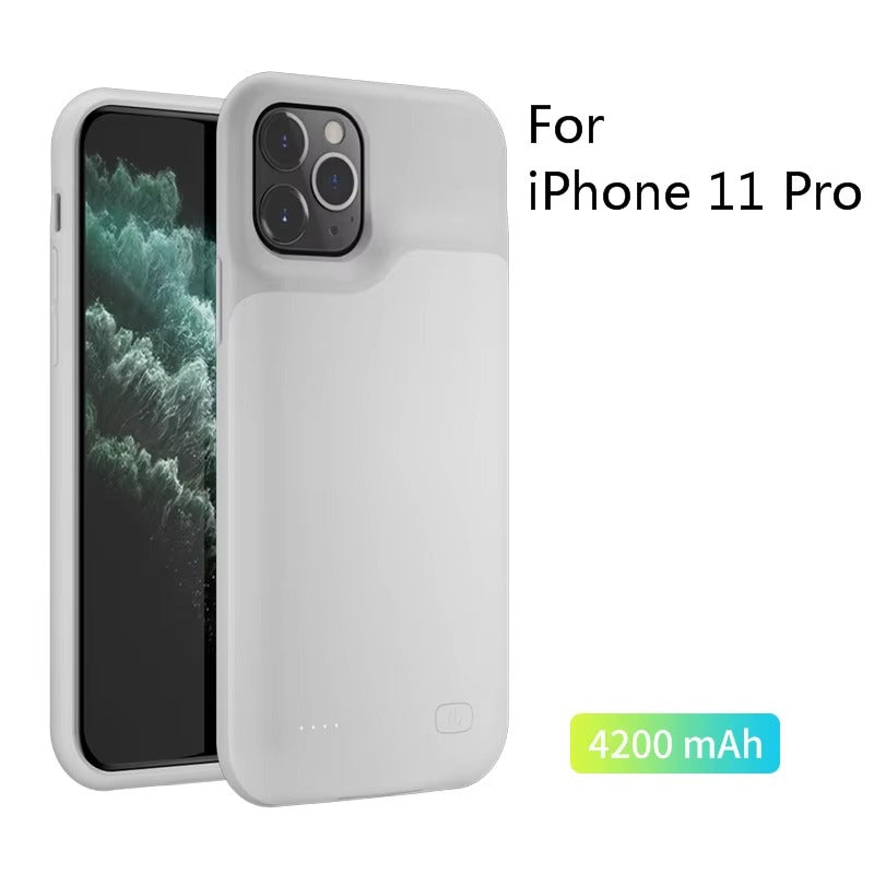 Robust Apple iPhone Case MagSafe Compatible, Camera Lens & Screen Protection, Ultra Thin Shockproof Magnetic Full All Around Protection Cover with External Battery Power Bank