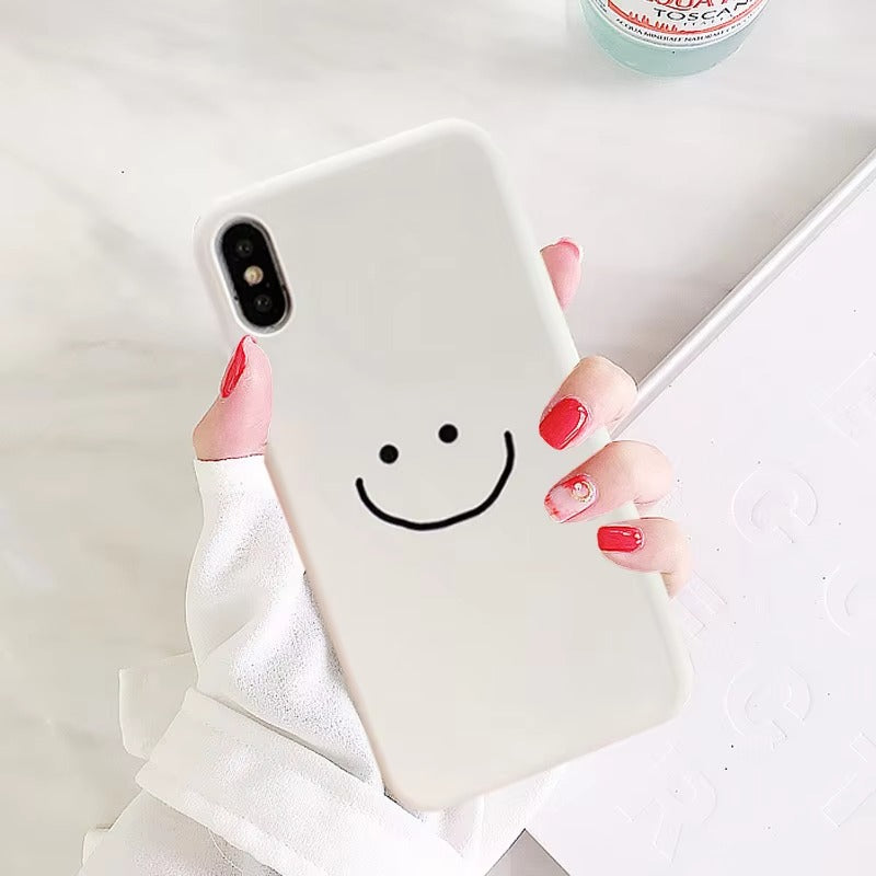 Premium Apple iPhone Case, MagSafe Compatible, Camera Lens and Screen Protection, Ultra Thin, Shockproof, Magnetic, Full All Around Protection, Smile Face Couple Cover