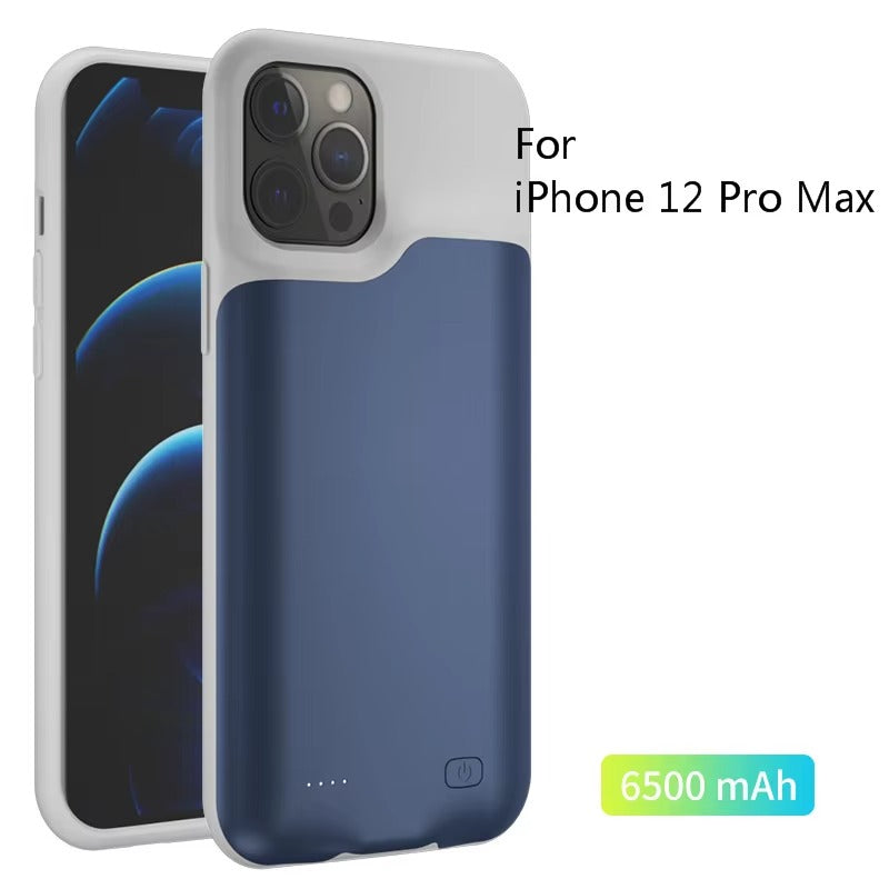 Robust Apple iPhone Case MagSafe Compatible, Camera Lens & Screen Protection, Ultra Thin Shockproof Magnetic Full All Around Protection Cover with External Battery Power Bank