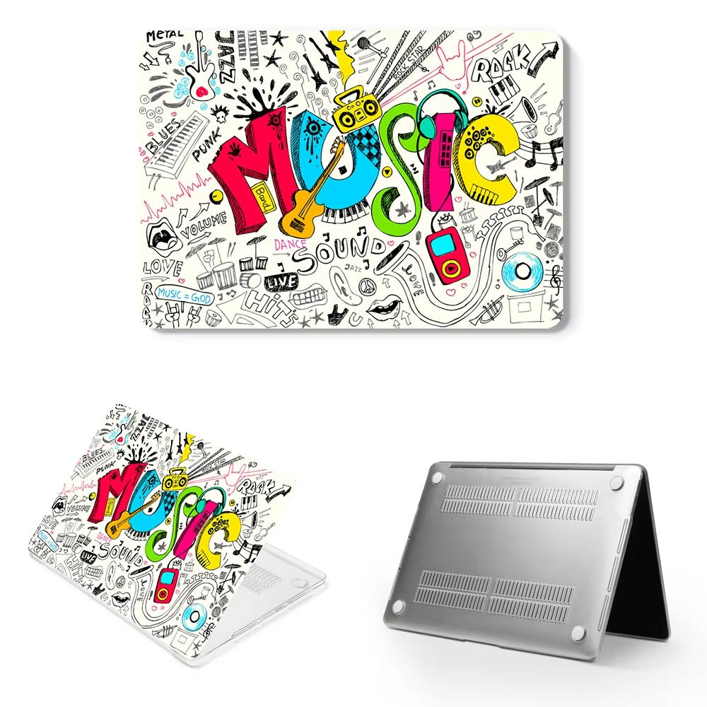 Premium Creative Picture Case for MacBook Air and Pro – Stylish Protective Cover for 13, 14, 15.3, 16 Inch Laptops, Compatible with M1, M2 Chip Devices