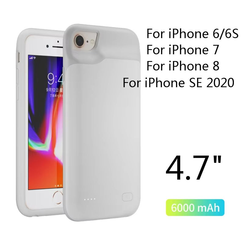 Robust Apple iPhone Case MagSafe Compatible, Camera Lens & Screen Protection, Ultra Thin Shockproof Magnetic Full All Around Protection Cover with External Battery Power Bank