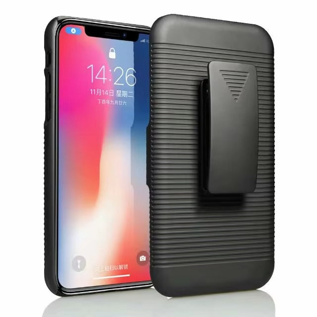 Robust Apple iPhone Case, MagSafe Compatible, Camera Lens & Screen Protection, Ultra Thin, Shockproof, Magnetic Full All Around Cover – Hybrid Defender Holster Case with Belt Clip for Rugged Daily Protection