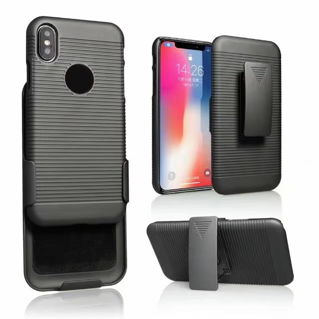 Robust Apple iPhone Case, MagSafe Compatible, Camera Lens & Screen Protection, Ultra Thin, Shockproof, Magnetic Full All Around Cover – Hybrid Defender Holster Case with Belt Clip for Rugged Daily Protection