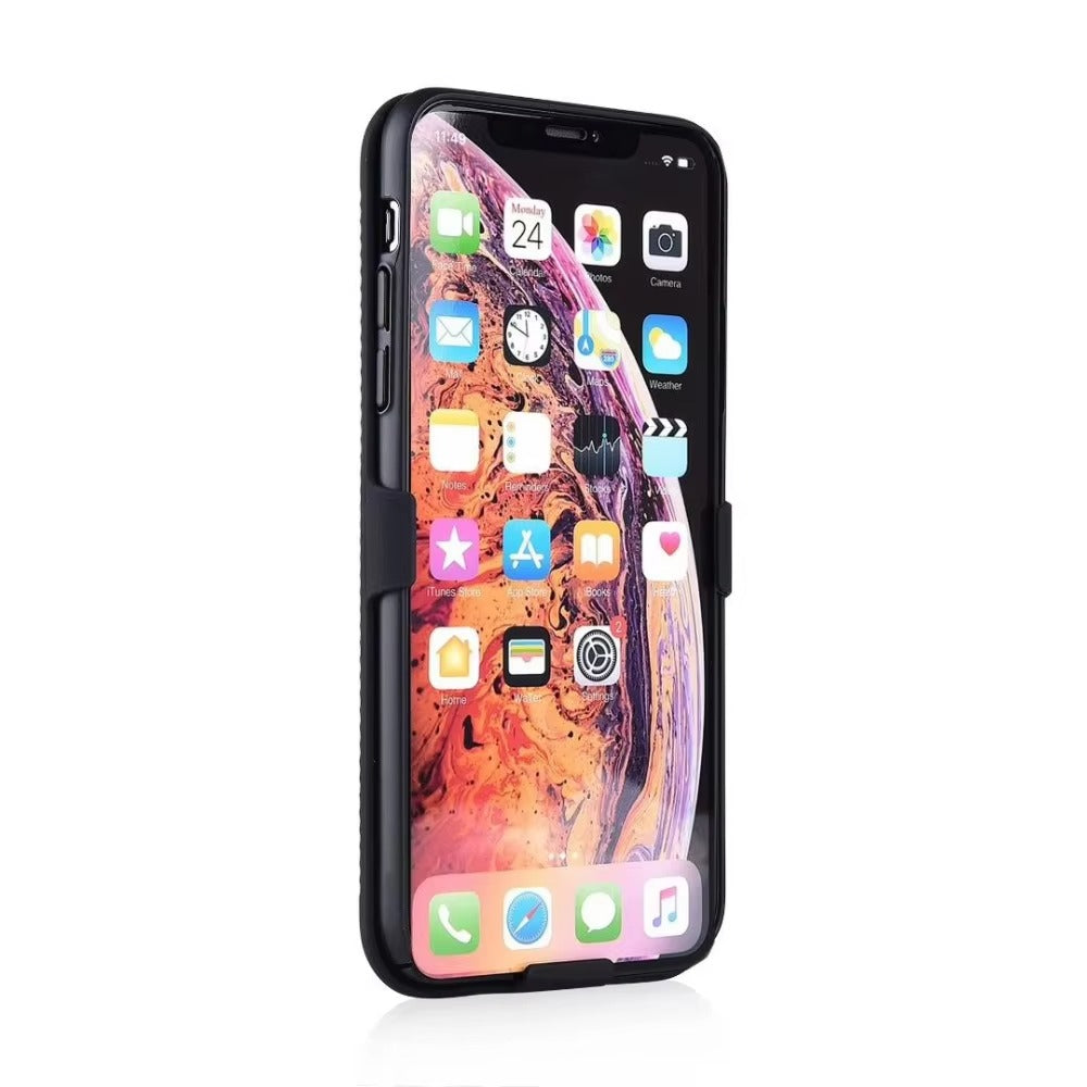 Robust Apple iPhone Case, MagSafe Compatible, Camera Lens & Screen Protection, Ultra Thin, Shockproof, Magnetic Full All Around Cover – Hybrid Defender Holster Case with Belt Clip for Rugged Daily Protection