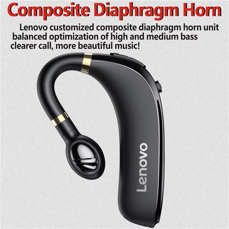 High Quality Wireless Bluetooth Headset with Mic – Over-Ear Hook Design, 40H Battery Life, Meetings, and iPhone Use