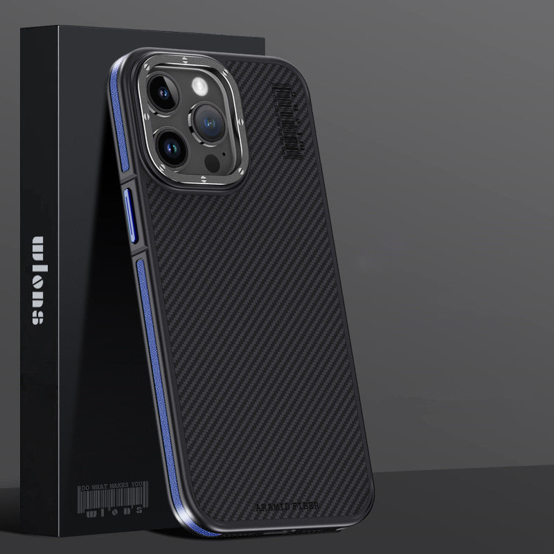 Premium 100% Aramid Fiber Kevlar iPhone Case – 600D Lightweight  Compatible Ultra-Thin Protective Cover for iPhone Models