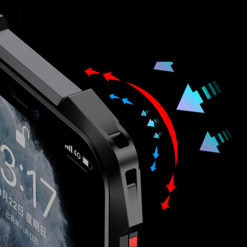 R-Just Silicone Airbag Shockproof iPhone Case – Transparent Armor Cover, Rugged Protection Durable & Secure for iPhone Models