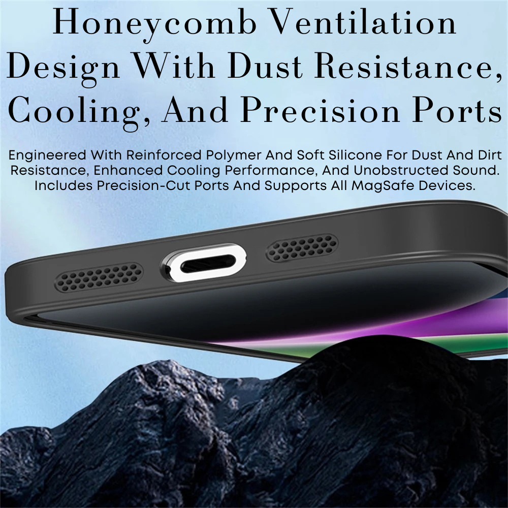 Luxury Glass MagSafe iPhone Case - Magnetic Wireless Charging, Camera Lens Protection, Shockproof Design | Case for iPhone