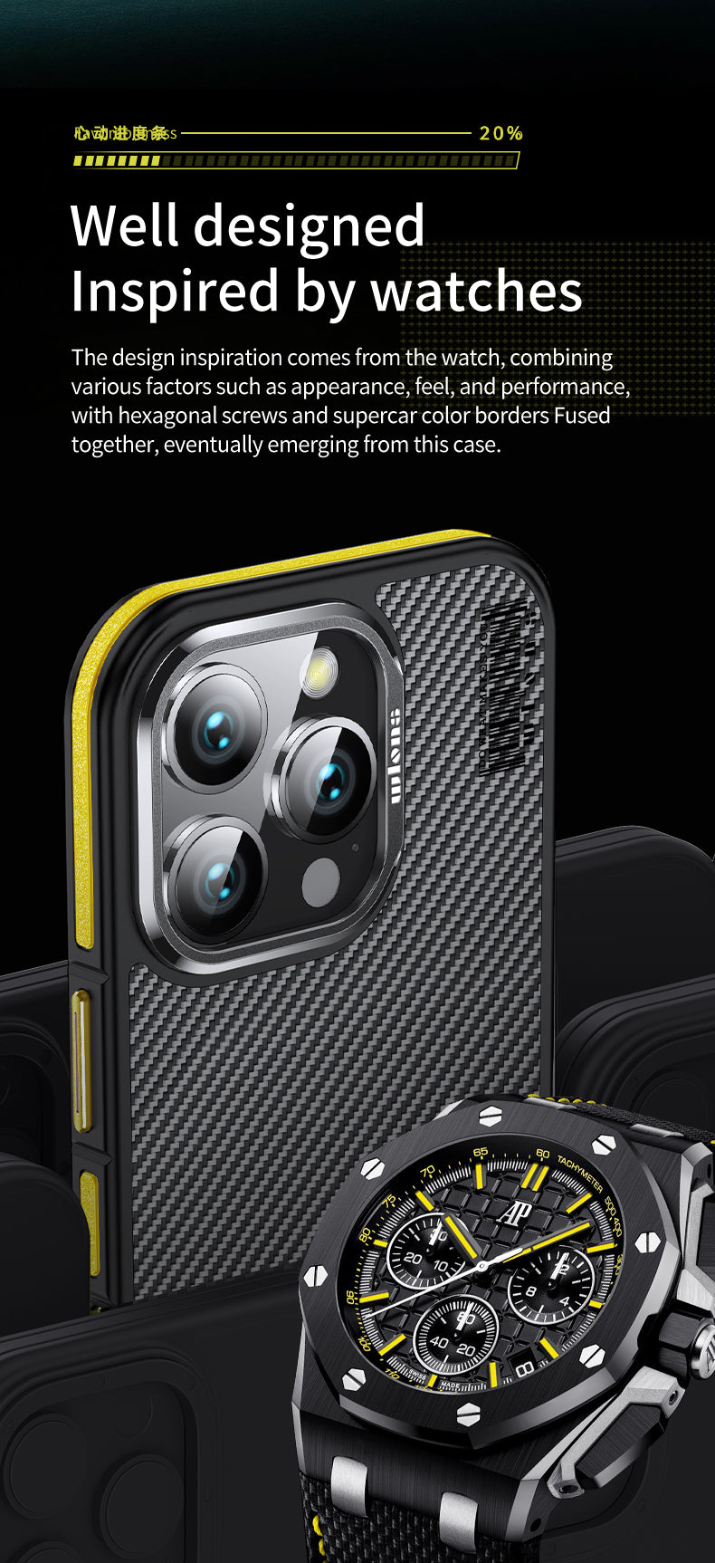 Premium 100% Aramid Fiber Kevlar iPhone Case – 600D Lightweight  Compatible Ultra-Thin Protective Cover for iPhone Models