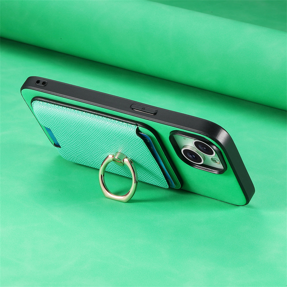 Luxury Detachable Magnetic Wallet iPhone Case – Card Holder, Ring Stand, Shockproof Protection for Secure and Convenient Use