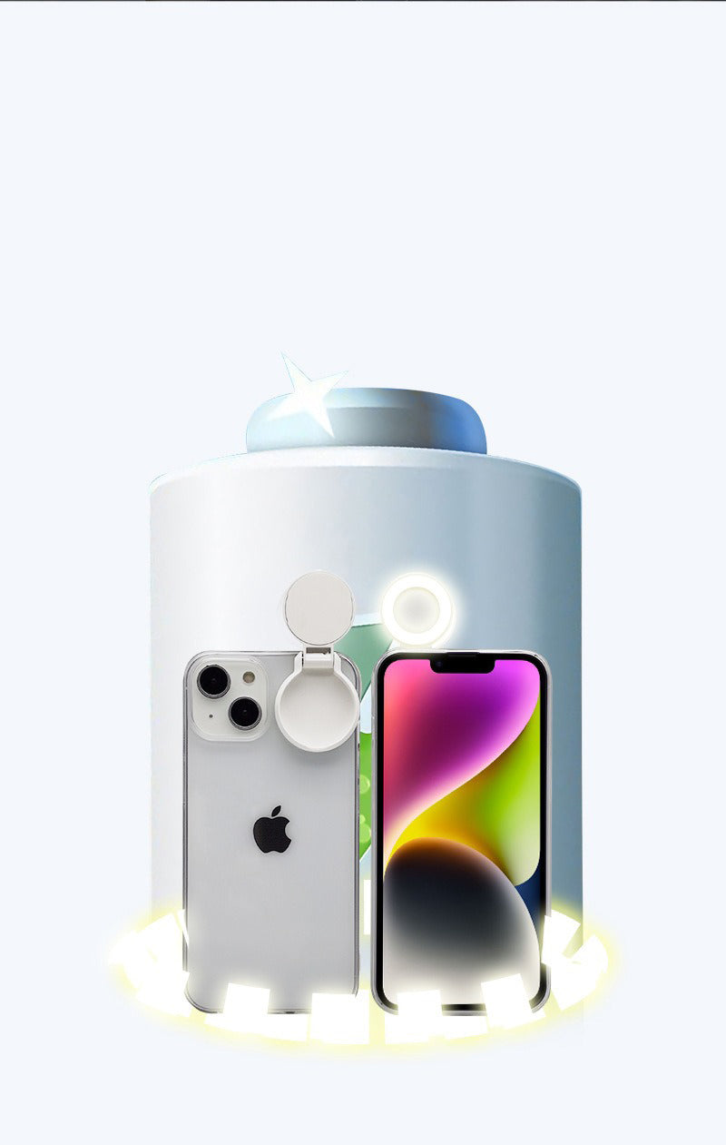 Premium Apple iPhone Case, MagSafe Compatible, Camera Lens and Screen Protection, Ultra Thin, Shockproof, Magnetic, Full All Around Protection, Selfie Ring Light Cover