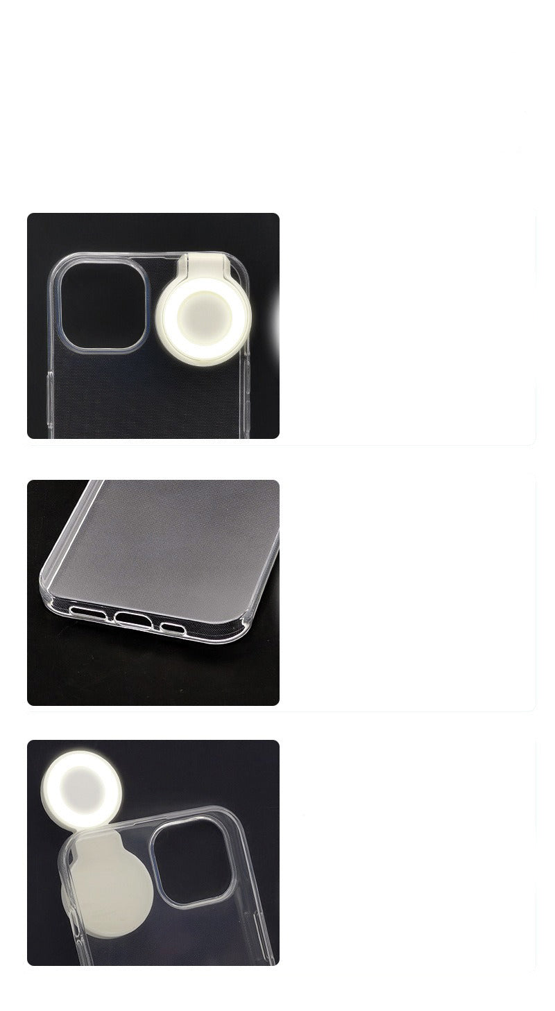 Premium Apple iPhone Case, MagSafe Compatible, Camera Lens and Screen Protection, Ultra Thin, Shockproof, Magnetic, Full All Around Protection, Selfie Ring Light Cover