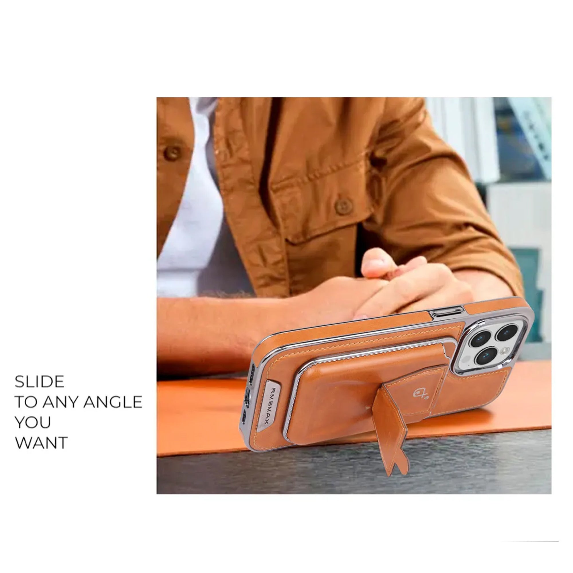 Luxury Leather Wallet Stand iPhone Case – Card Holder, Premium Protection, Durable Flip Cover, and Stylish Design for iPhone Models