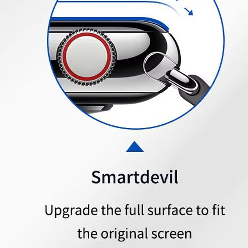 Premium 2-Pack Apple Watch Screen Protector – HD Full Adhesive Soft Film, Easy Install, Scratch-Resistant Display Guard for 40mm to 45mm Smartwatch