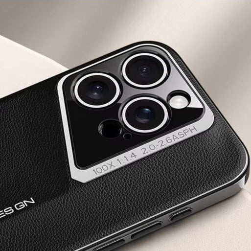 Premium Luxury iPhone Case – Electroplated Leather, Ultra-Thin, Shockproof Hard Protection Durable Cover | Case for iPhone