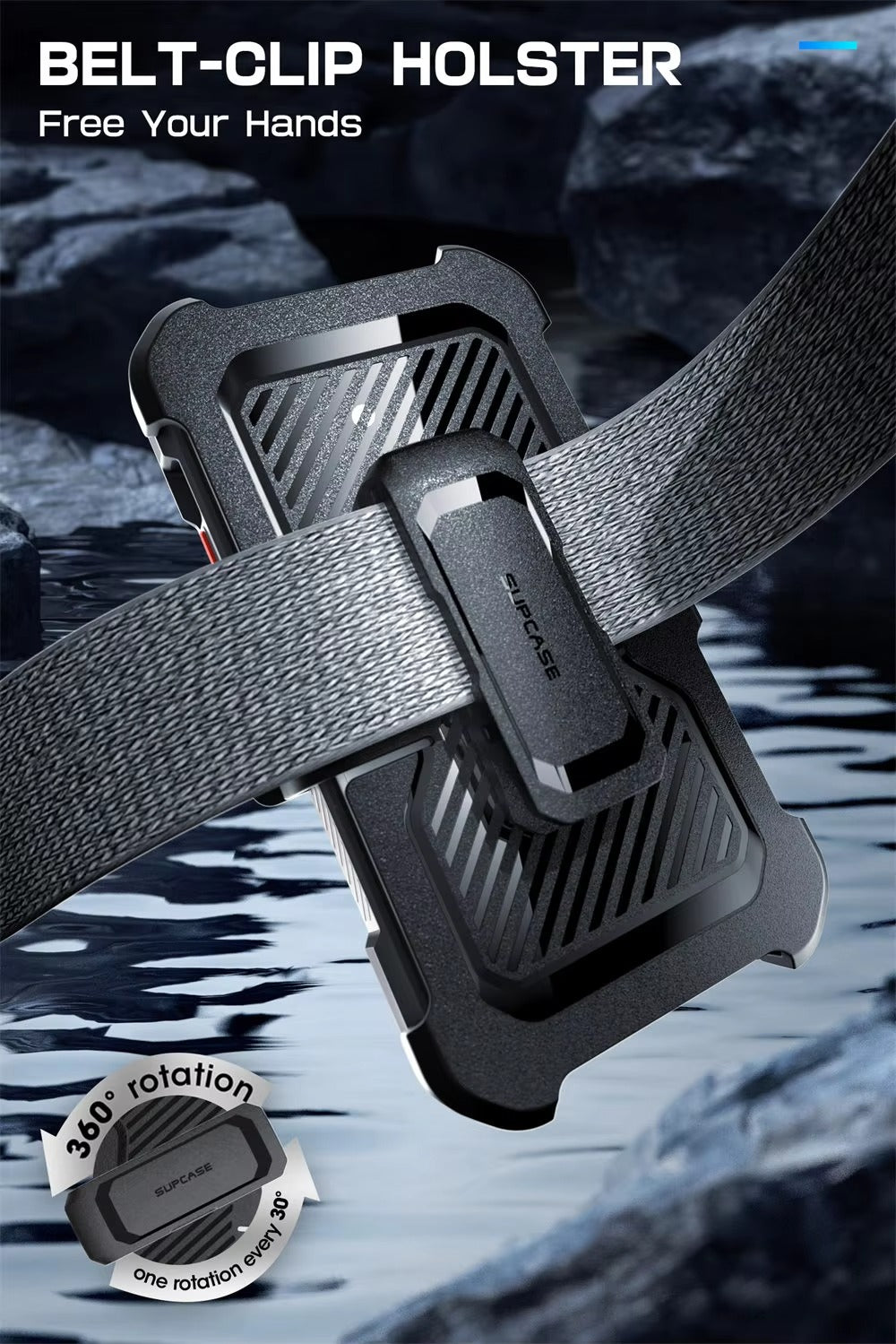 Robust Apple iPhone Case, MagSafe Compatible, Ultra Thin Magnetic Shockproof Cover with Camera Lens Shield, Kickstand Frame