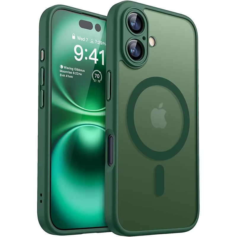 Luxury Apple iPhone Case Camera Lens & Screen Protection, Ultra Thin Shockproof Magnetic Full All Around Protection Cover